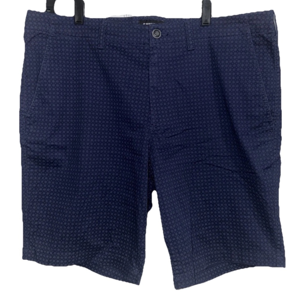 Express Shorts Stretch Men’s Blue Chino Style Size 36 10” Inseam